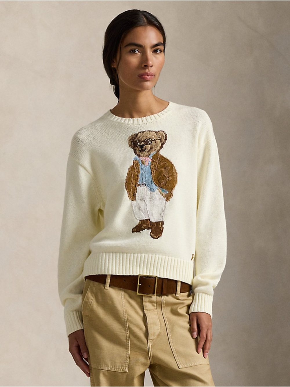 Polo Ralph Lauren Polo Bear Cotton Crewneck Sweater